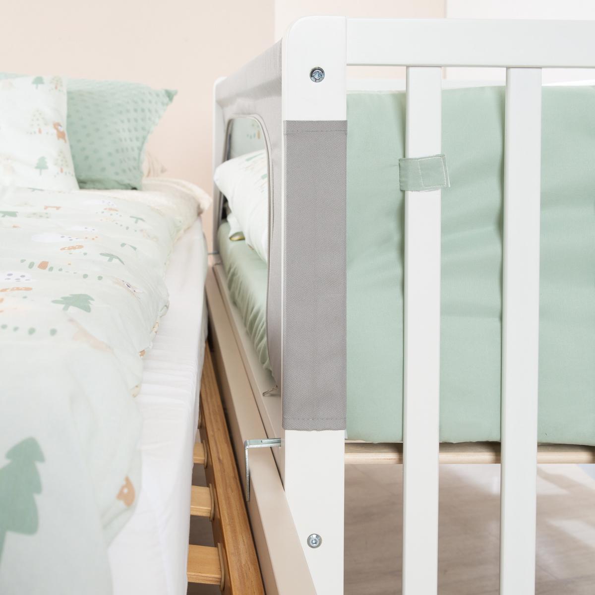 BABYBETT Woodland Buddies 5er-Set 60 x 120 cm - Weiß, Holzwerkstoff/Textil (60/120cm) - Roba