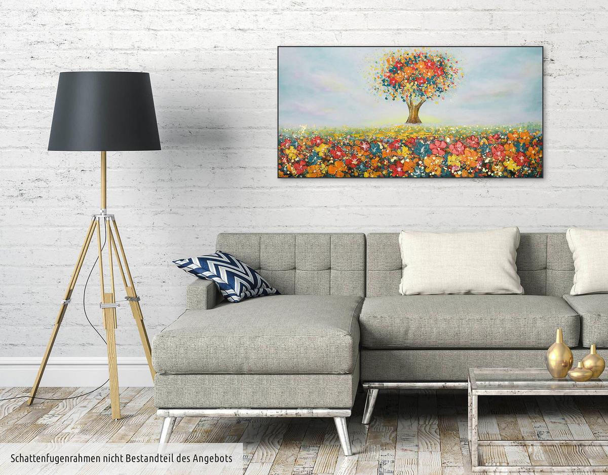 ACRYLBILD HANDGEMALT 120/60 cm - Multicolor, Holz/Textil (120/60cm) - KUNSTLOFT