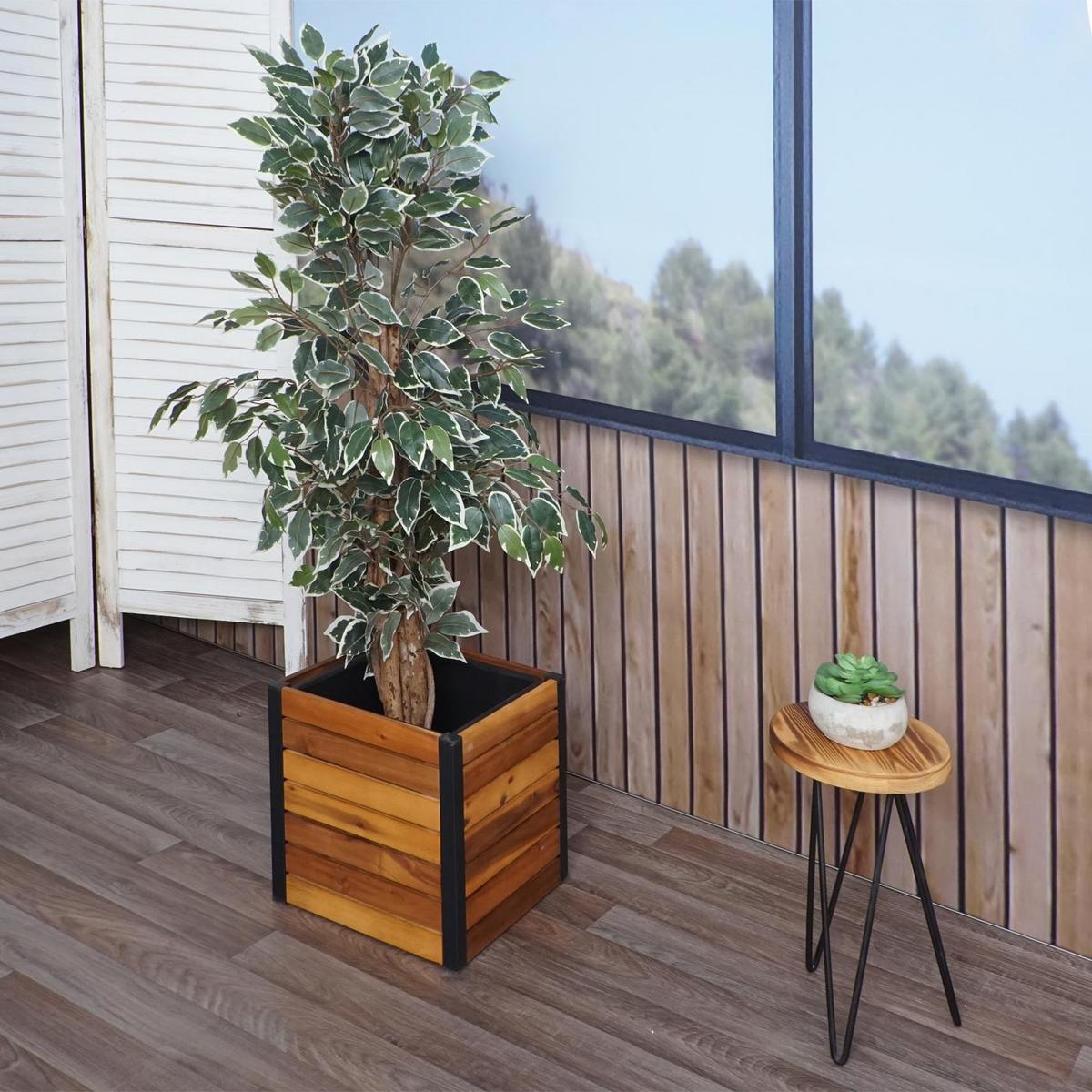 PFLANZKASTEN Braun - Braun, Holz (34/32/34cm) - MCW