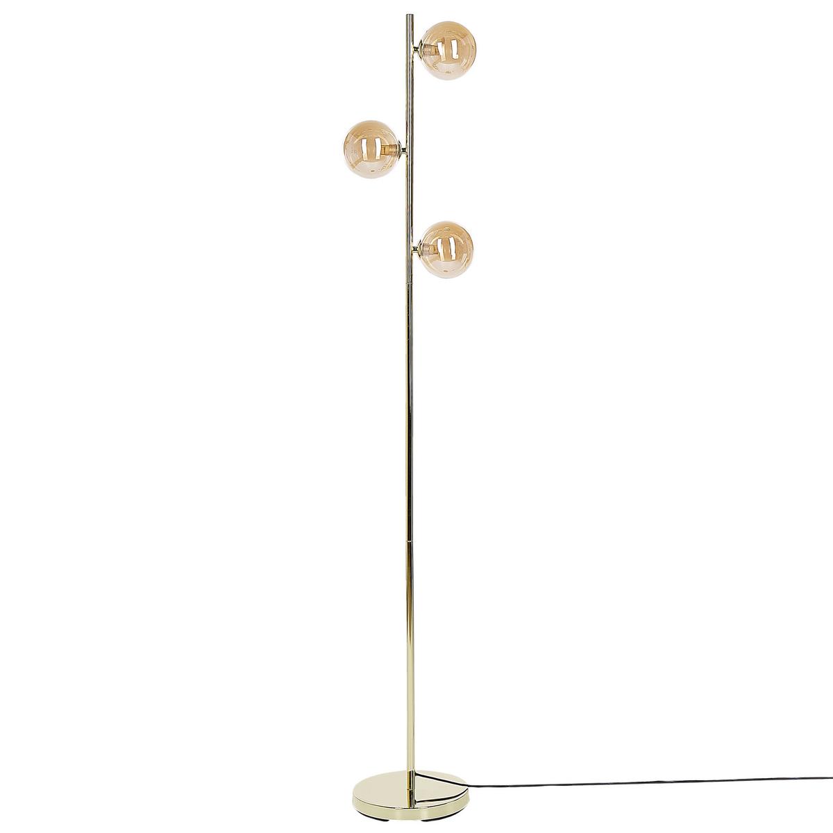 STEHLAMPE Ramis 23/23/154 cm - Goldfarben, Metall (23/23/154cm) - Beliani