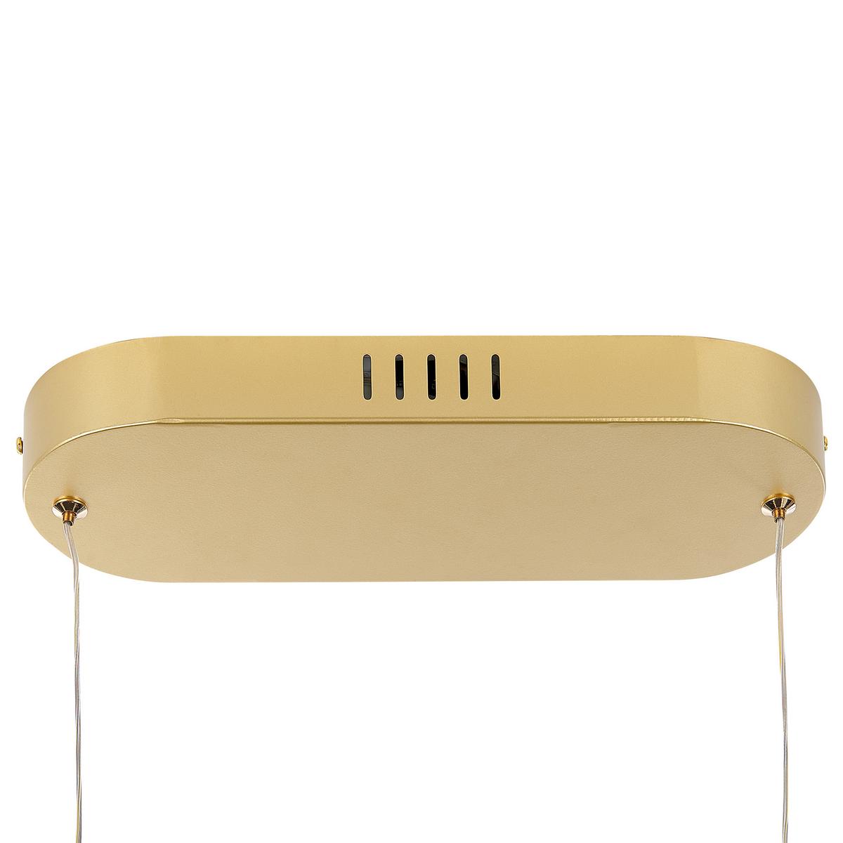 HÄNGELAMPE Feale 22/105/160 cm - Goldfarben, Metall (22/105/160cm) - Beliani