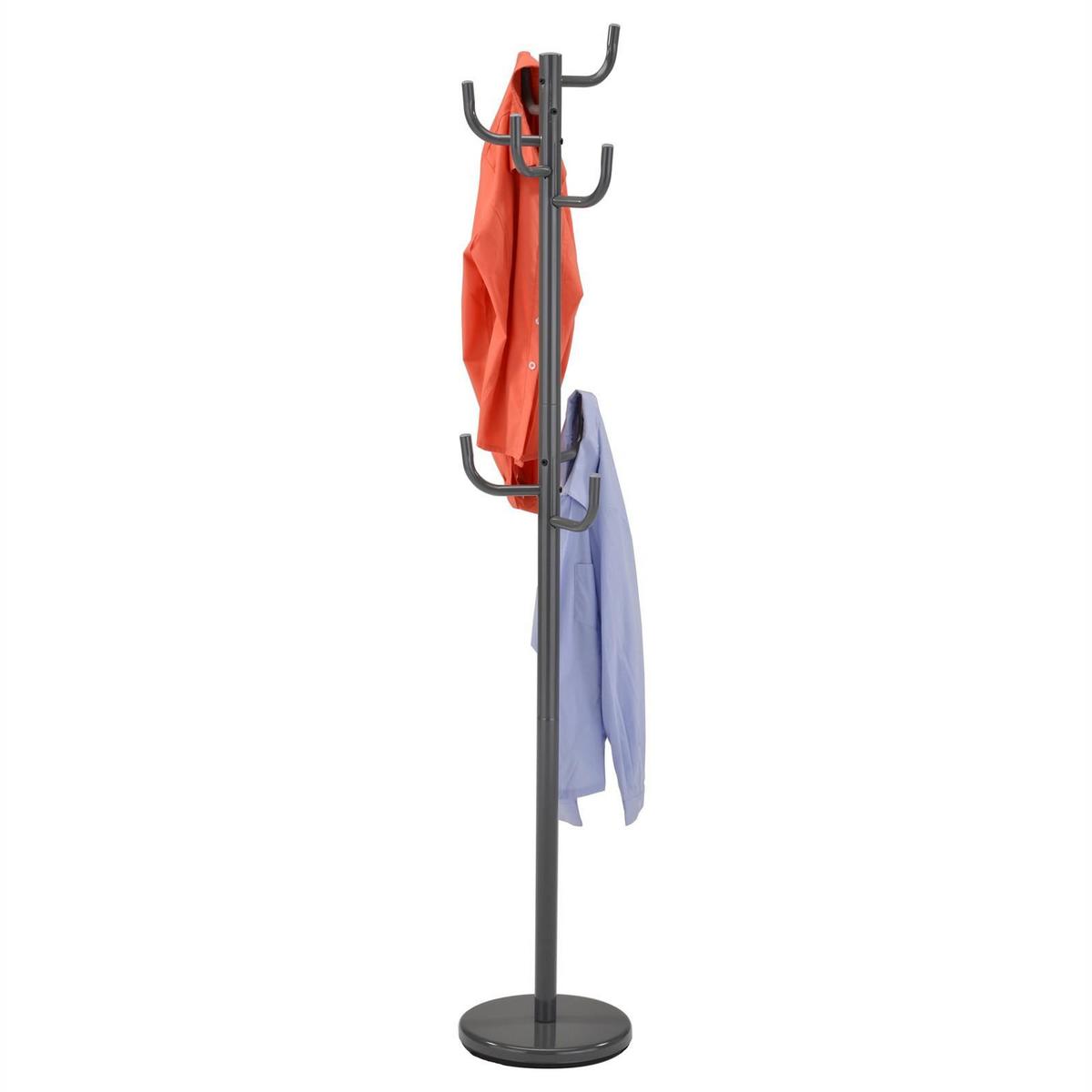 KLEIDERSTÄNDER MILA grau - Grau, Metall (30/174/30cm) - IDIMEX