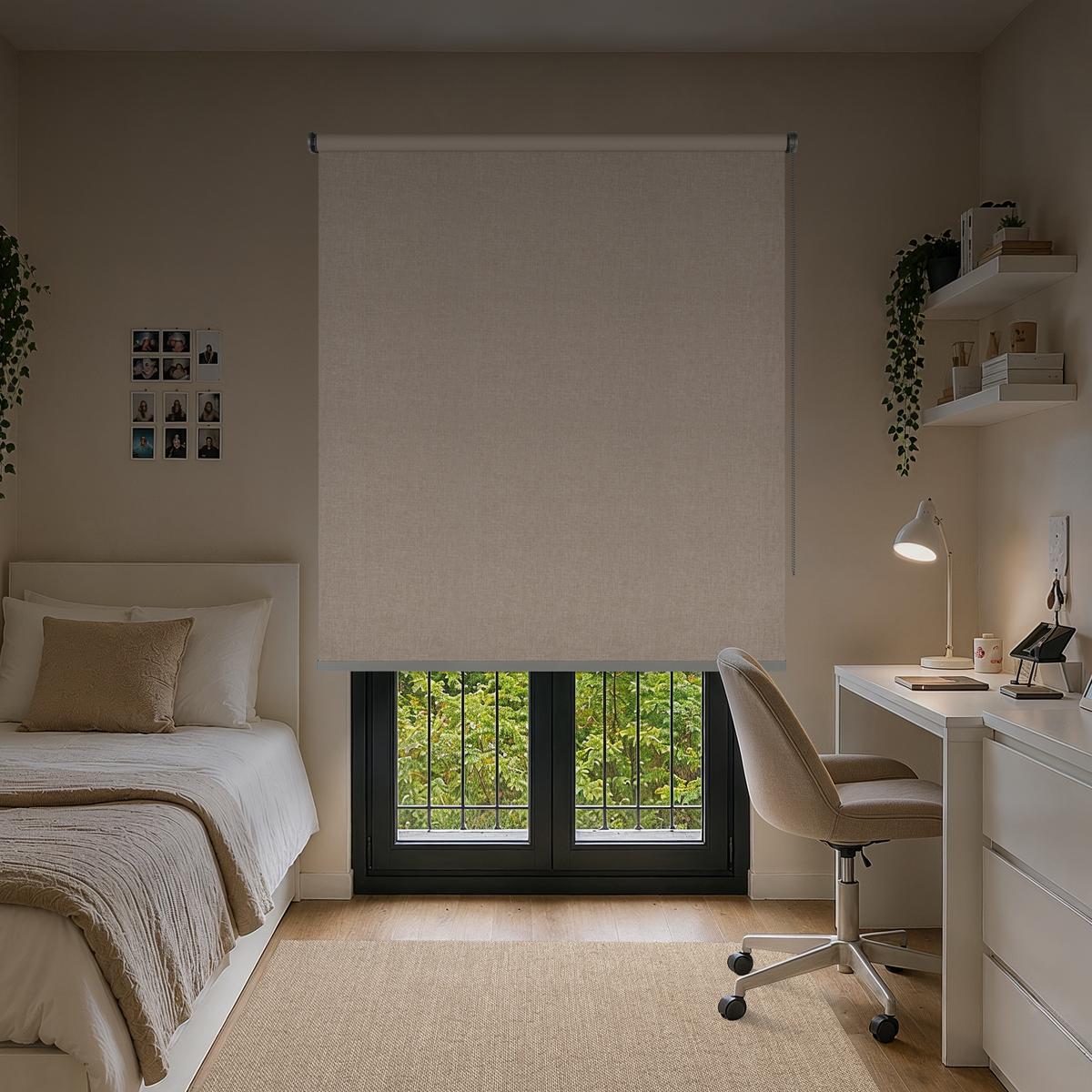 VERDUNKELUNGSROLLO Beige 100x250 cm - Beige, Kunststoff (100/250cm) - STORESDECO