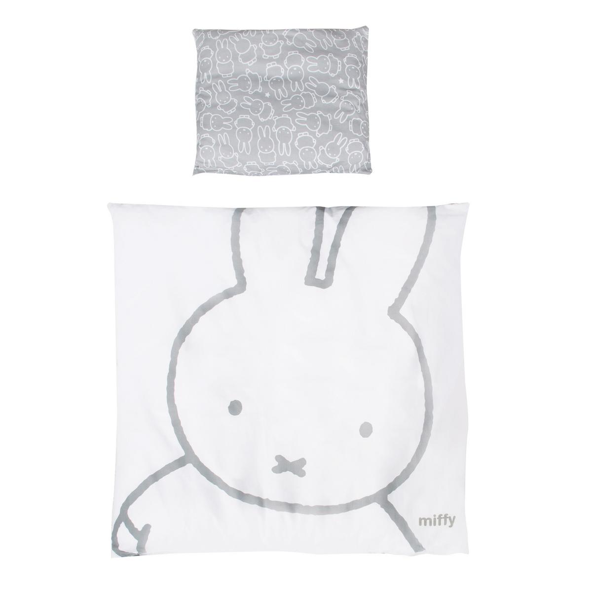 BABYWIEGENSETT Miffy - Weiß, Holzwerkstoff/Textil (40/90cm) - Roba