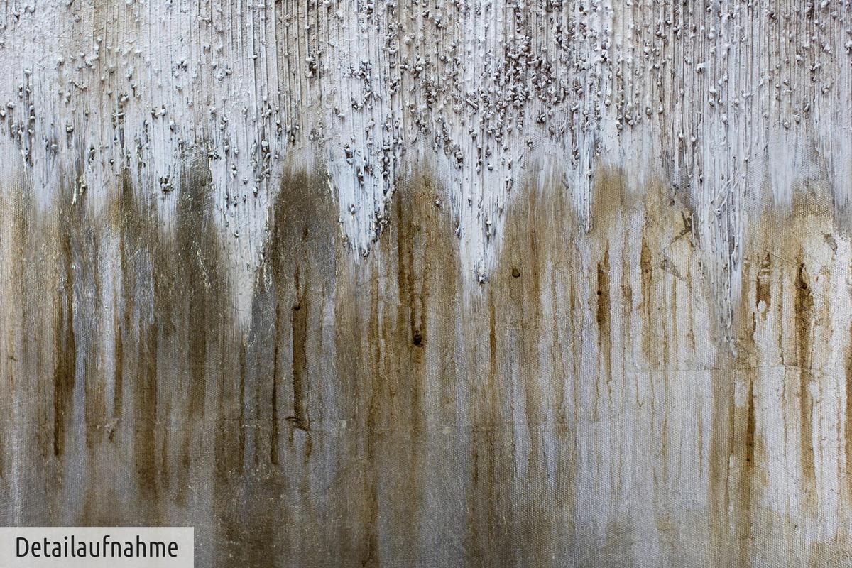 ACRYLBILD HANDGEMALT 100/75 cm - Goldfarben, Holz/Textil (100/75cm) - KUNSTLOFT