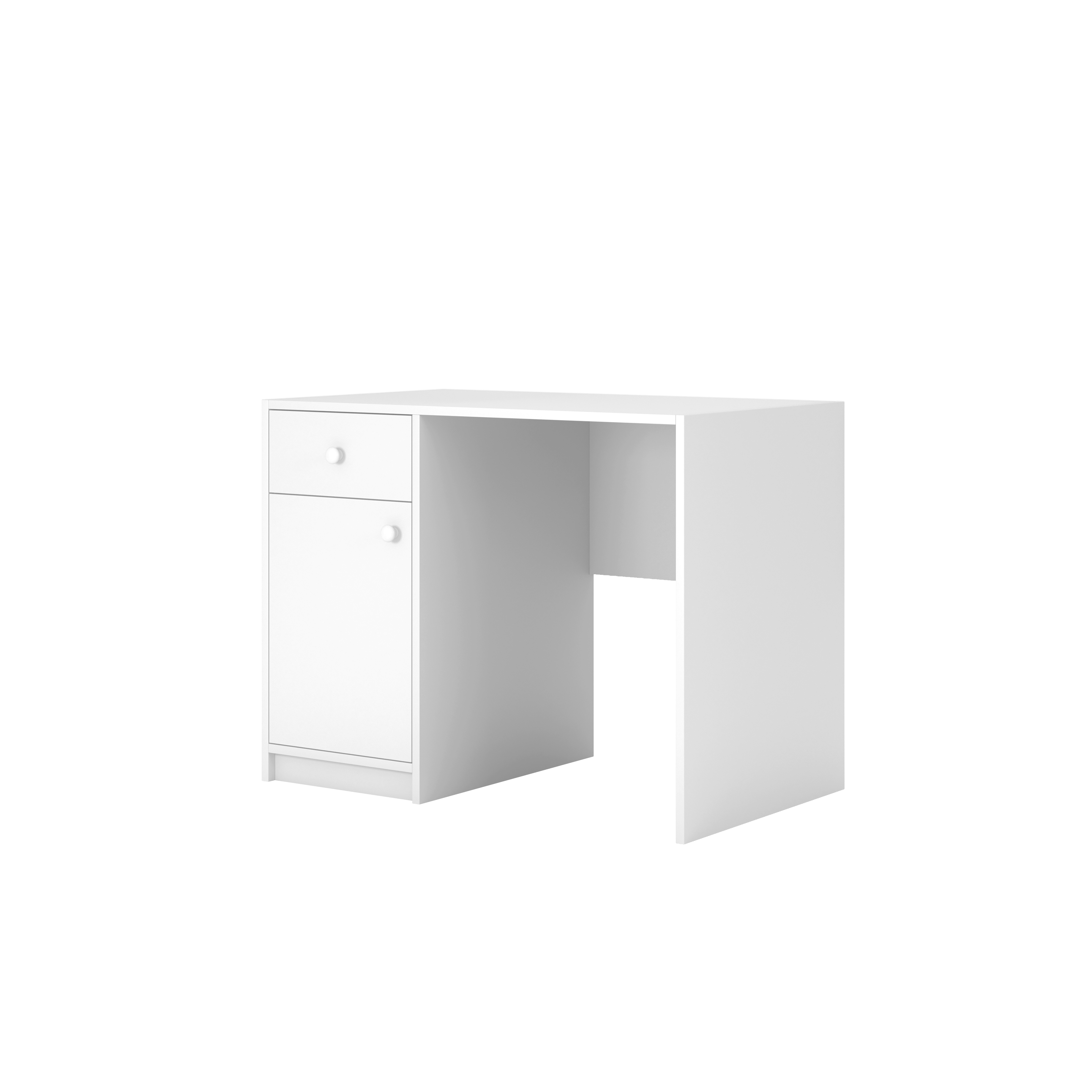 KINDERSCHREIBTISCH BABYDREAMS Weiß 100/75/60 - Weiß, Holzwerkstoff (100/75/60cm) - RAUMHIRSCH FURNITURE