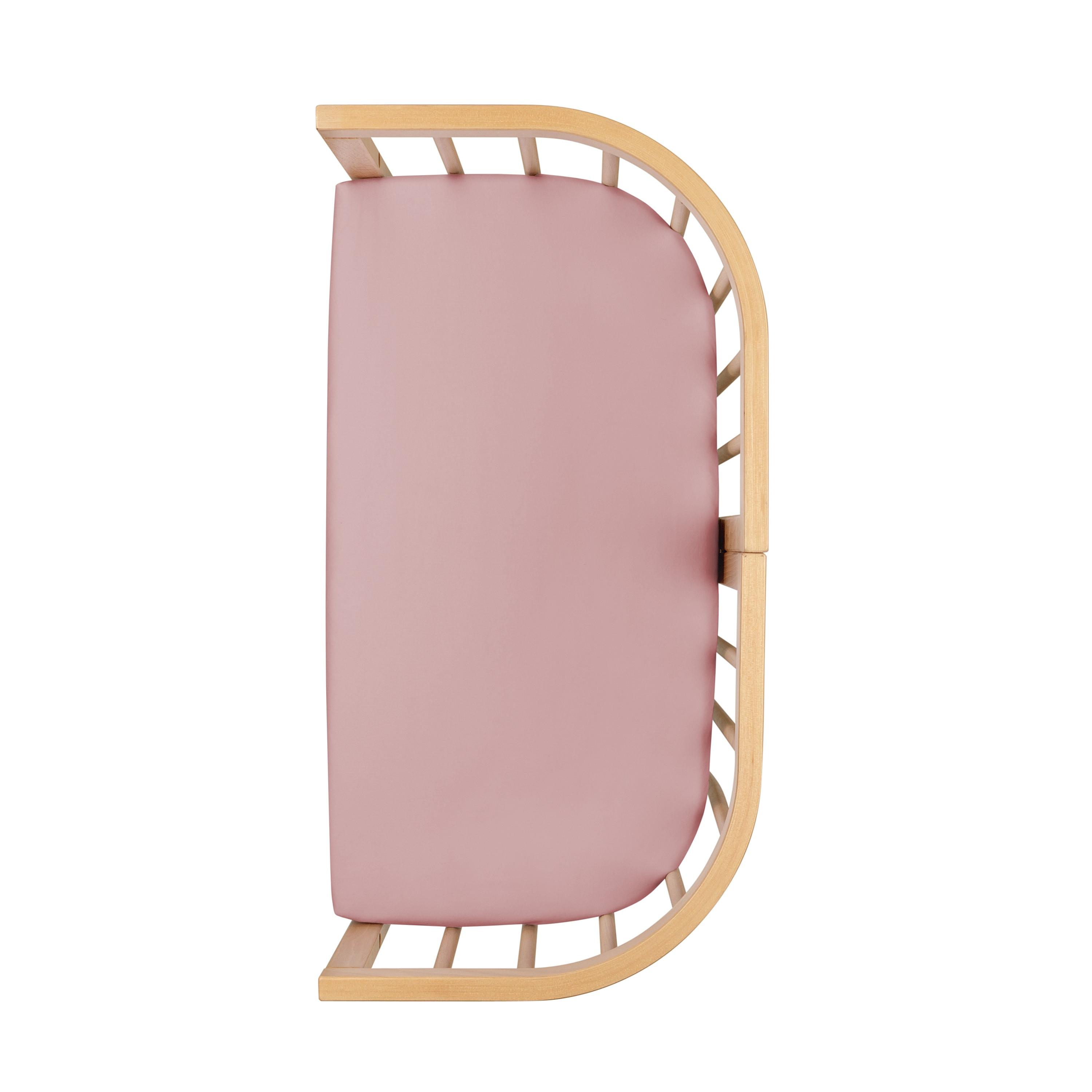 BABY Spannbettlaken Beistellbett 7in1 - Rosa, Textil (37/73cm) - waldin
