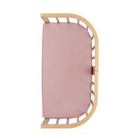 BABY Spannbettlaken Beistellbett 7in1 - Rosa, Textil (37/73cm) - waldin