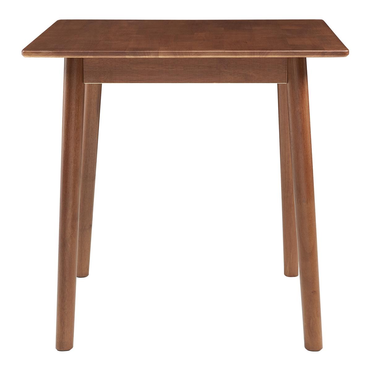 ESSTISCH Klijori - Walnussfarben, Holz (75/75/73.5cm) - [en.casa]