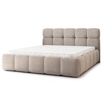 POLSTERBETT FARU SR 200x200 cm mit Bettkästen - Beige - Beige, Holz (200/200cm) - MASSENO