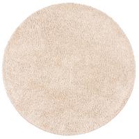 LUXUS HOCHFLOR LANGFLOR TEPPICH MILANO RUND - Beige, Textil (100/100cm) - Snapstyle