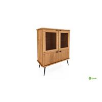 ANRICHTE LINA - Wildeiche, Holz (97/117/46cm) - byoak