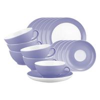 TEESERVICE Liberty Pure Colors Grape Purple 18-tlg. - Lila, Keramik (2/2/2cm) - Seltmann Weiden