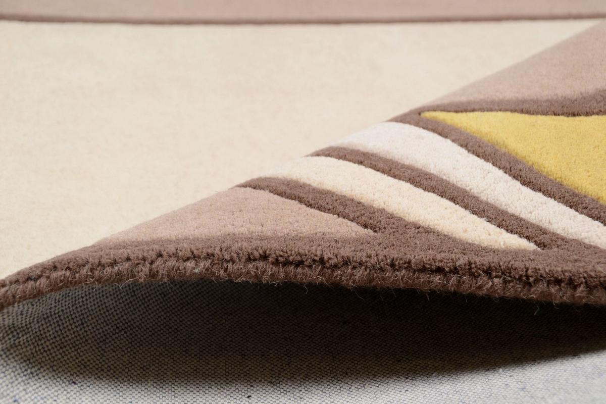HANDTUFTTEPPICH Hawai 70x140 cm - Beige, Textil (70/140cm) - THEKO