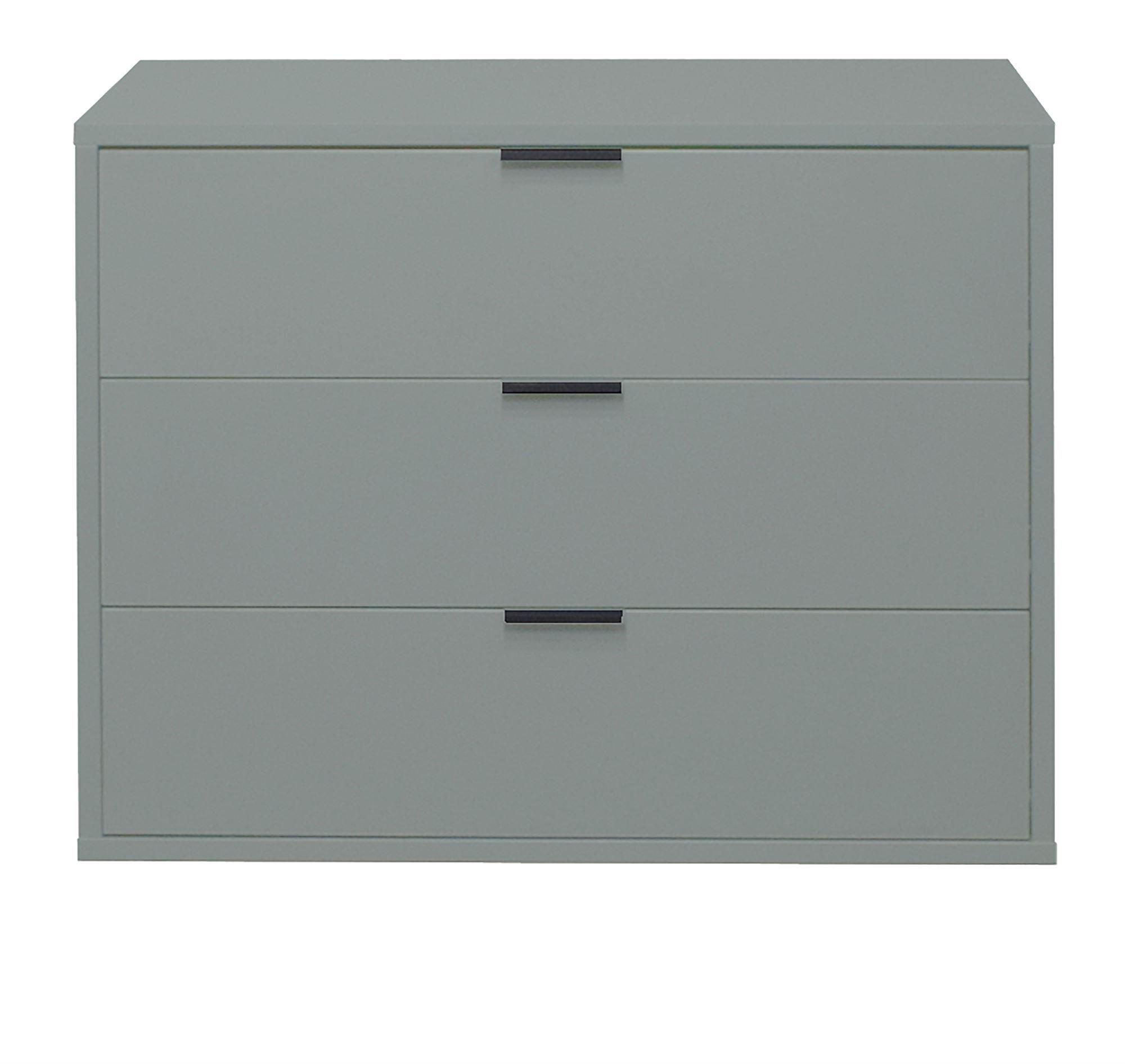 KOMMODE Erna 81x45x67 Pinie Green matt Lack - Grün, Holzwerkstoff (81/67/45cm) - 58aufmkessel