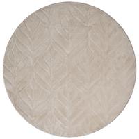 KUNSTFELLTEPPICH Beige 160 cm Mitchell - Beige, Kunststoff (160/160cm) - Beliani