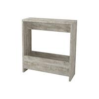 BEISTELLTISCH mit Stauraum 55/20/60 cm - Weiß, Holzwerkstoff (17/20/60cm) - Calicosy