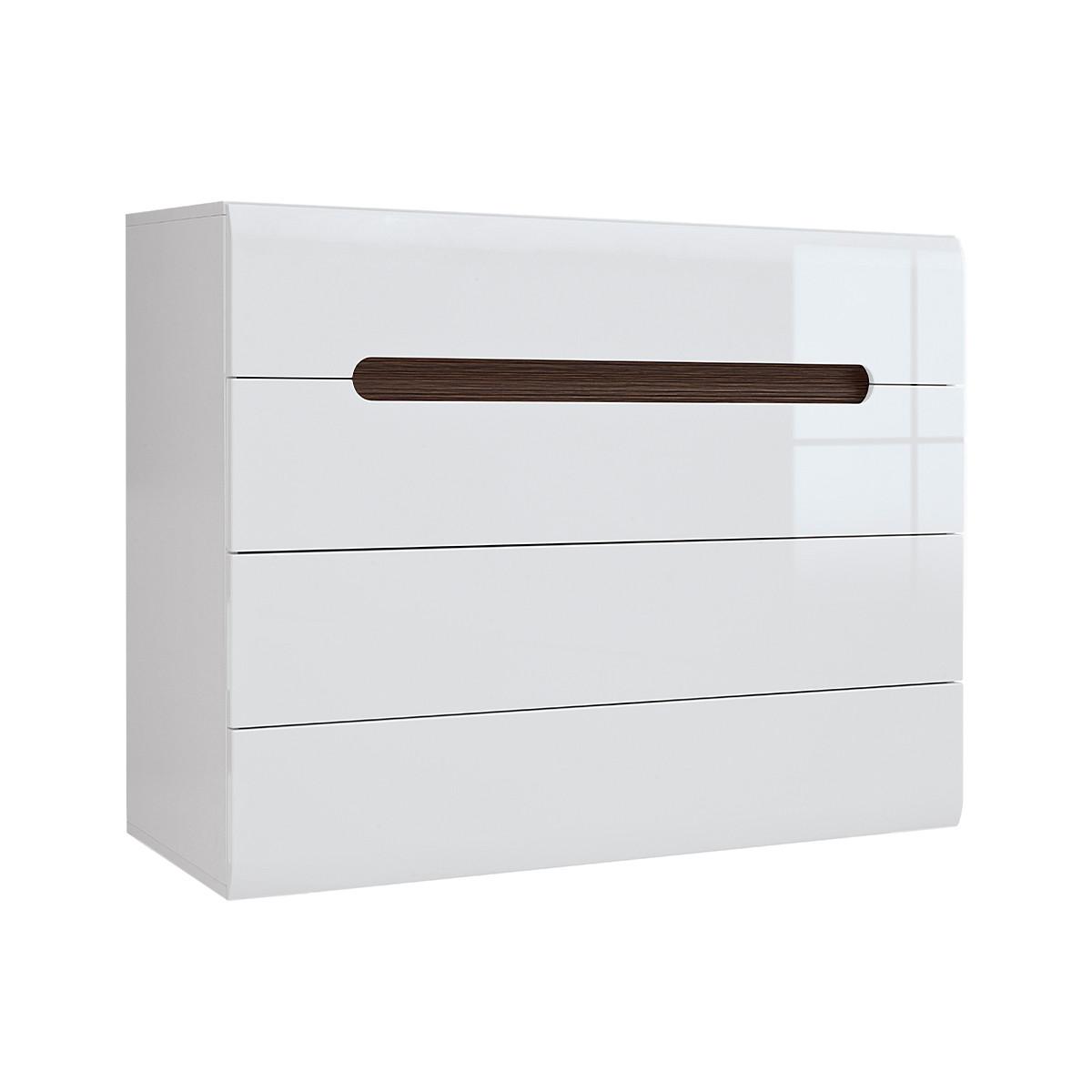 KOMMODE Darrel Weiß - Weiß, Holzwerkstoff (105/84/41cm) - Petits-meubles