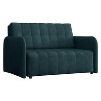 SCHLAFSOFA Viva Grand II - Türkis/Schwarz, Holz/Kunststoff (125/85/95cm) - MIRJAN24