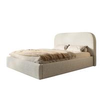 BETT 160x200 - Polsterbett mit Bettkasten und Holzrahmen - Modern Betten - Eleganter Puente-Stoff - Kollektion Verona - Beige - Beige, Holz/Textil (160/200cm) - Alpi-Möbel