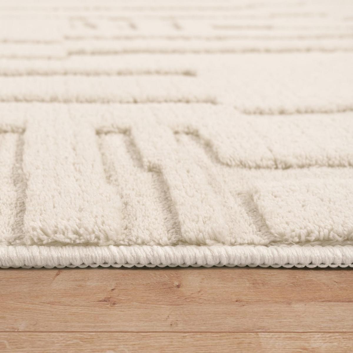 HOCHFLORTEPPICH Boho Creme 200 x 280 cm - Creme, Kunststoff (200/280cm) - TT Home