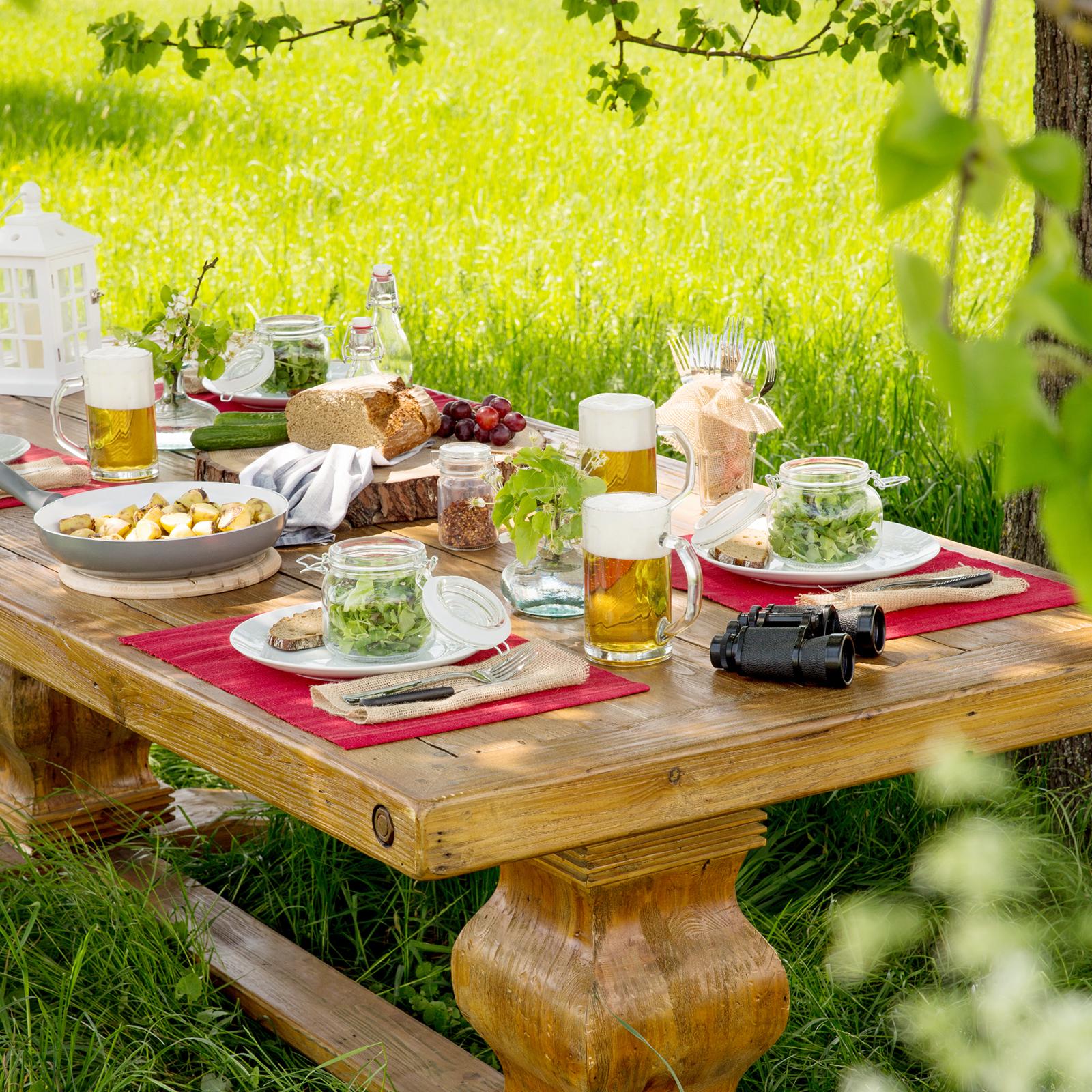Podkładki na stół podczas grillowania