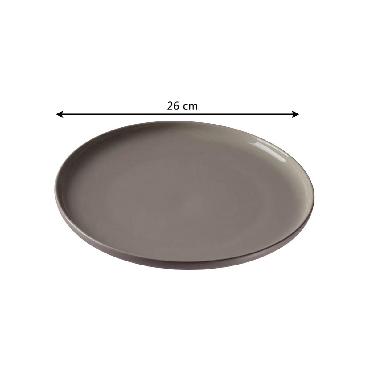 SPEISETELLER Jasper Taupe ø 26.0 cm 4er Set - Taupe, Keramik (26cm) - Ritzenhoff Breker