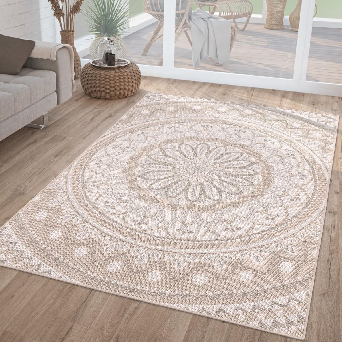 OUTDOORTEPPICH Marokkanisch Sand 200 x 280 cm - Sandfarben, Kunststoff (200/280cm) - TT Home