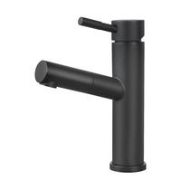 WASCHTISCHARMATUR LURLINE 16/5/21 cm - Schwarz, Metall (5/21/16cm) - Nettlife