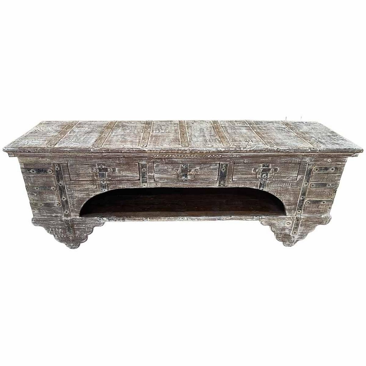 TV-LOWBOARD aus Holz, 175x45x57cm - Braun, Holz (175/57/45cm) - Wanderlust