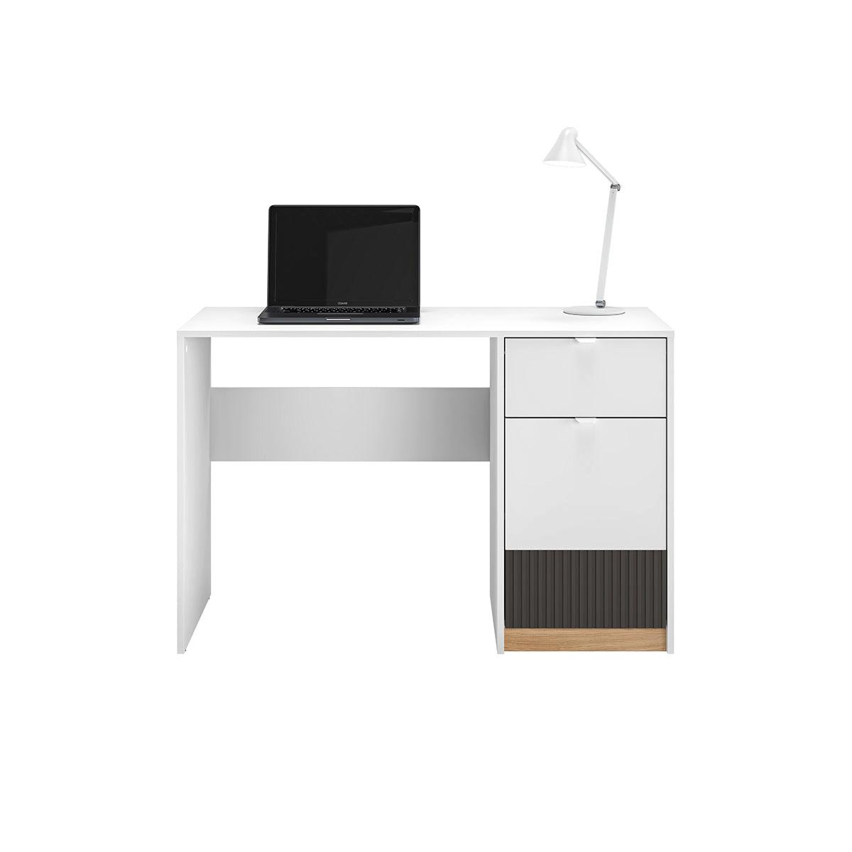 SCHREIBTISCH Ronan Weiß - Weiß, Holzwerkstoff (120/55/79cm) - Petits-meubles