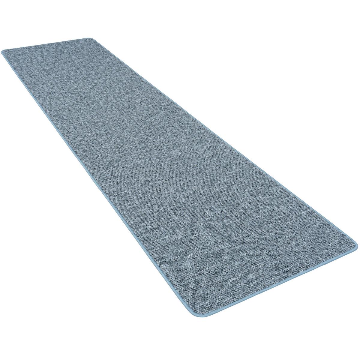 SCHLINGEN DESIGNER TEPPICH LÄUFER NIVA - Blau, Textil (80/200cm) - Snapstyle
