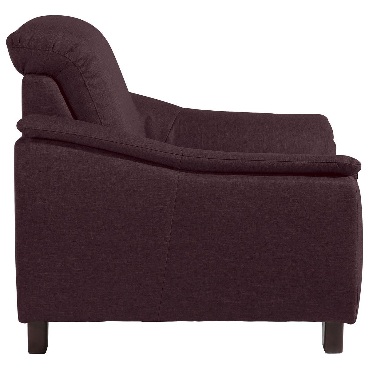 POLSTERSESSEL Kaylil Flachgewebe burgund - Bordeaux, Kunststoff (87/82/100cm) - 58aufmkessel