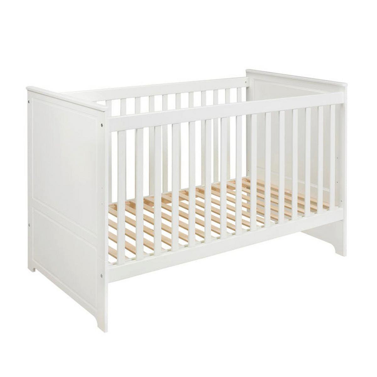 BABYZIMMER 2-teilig Marylou Weiß - Weiß, Holzwerkstoff (146/90/78cm) - Petits-meubles