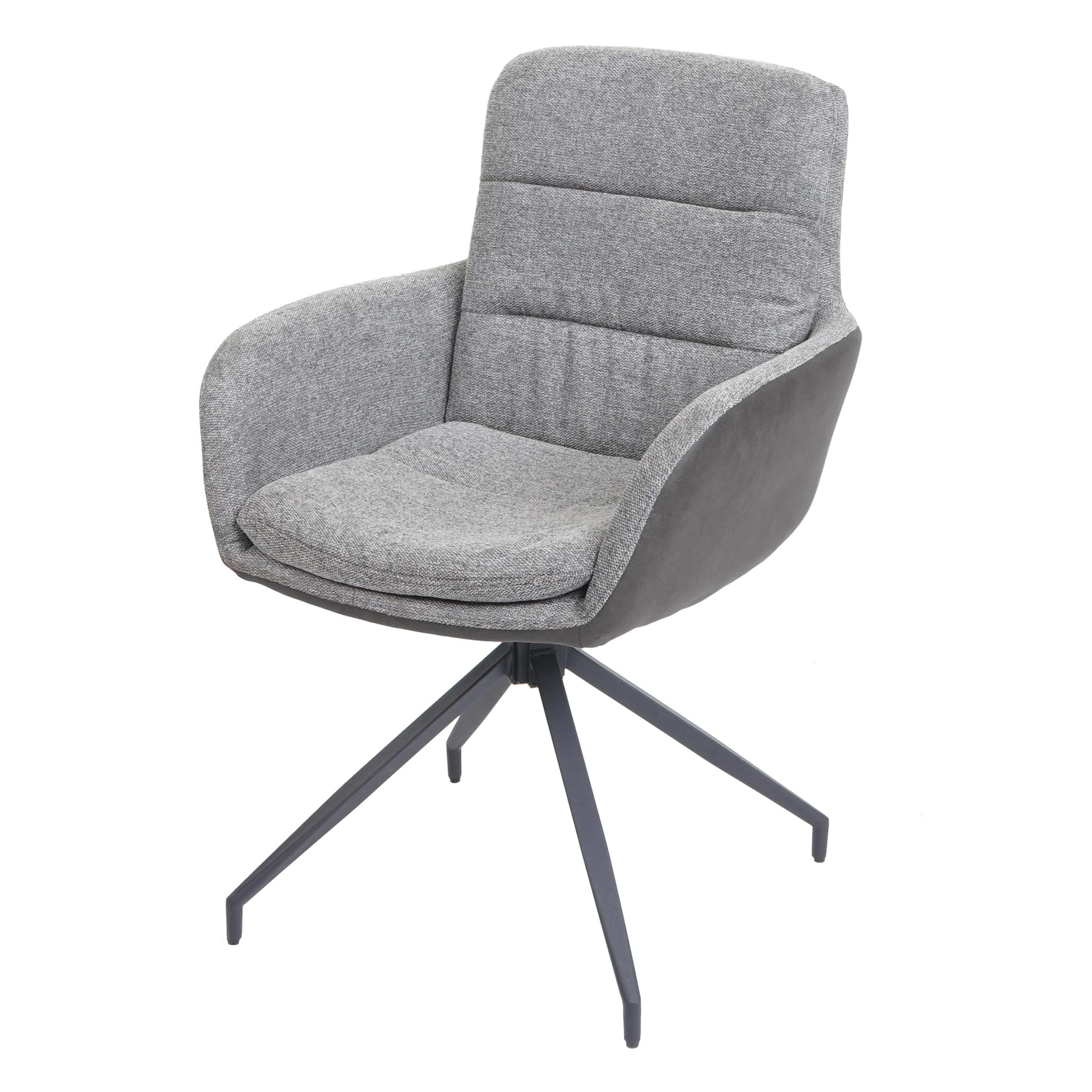 ESSZIMMERSTUHL Grau, Grau - Grau, Textil (60/89/54cm) - MCW