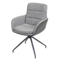 ESSZIMMERSTUHL Grau, Grau - Grau, Textil (60/89/54cm) - MCW