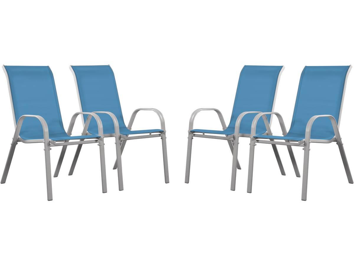 GARTENSESSEL cordoba Blau - Blau, Metall (75/92/53cm) - Habitat Garten