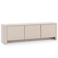 LOWBOARD AVORIO 168/52/39 cm, Kaschmir - Kaschmir, Holzwerkstoff (168/52/39cm) - MASSENO
