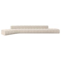 ECKSOFA modulares Sofa Solven-L3 - 562x174x70 cm Beige - Beige, Holzwerkstoff/Textil (562/174cm) - ALTDECOR