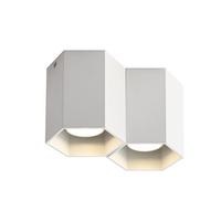 AUFBAULEUCHTE Emma 18/9/11 cm - Weiß, Metall (18/9/11cm) - Nettlife