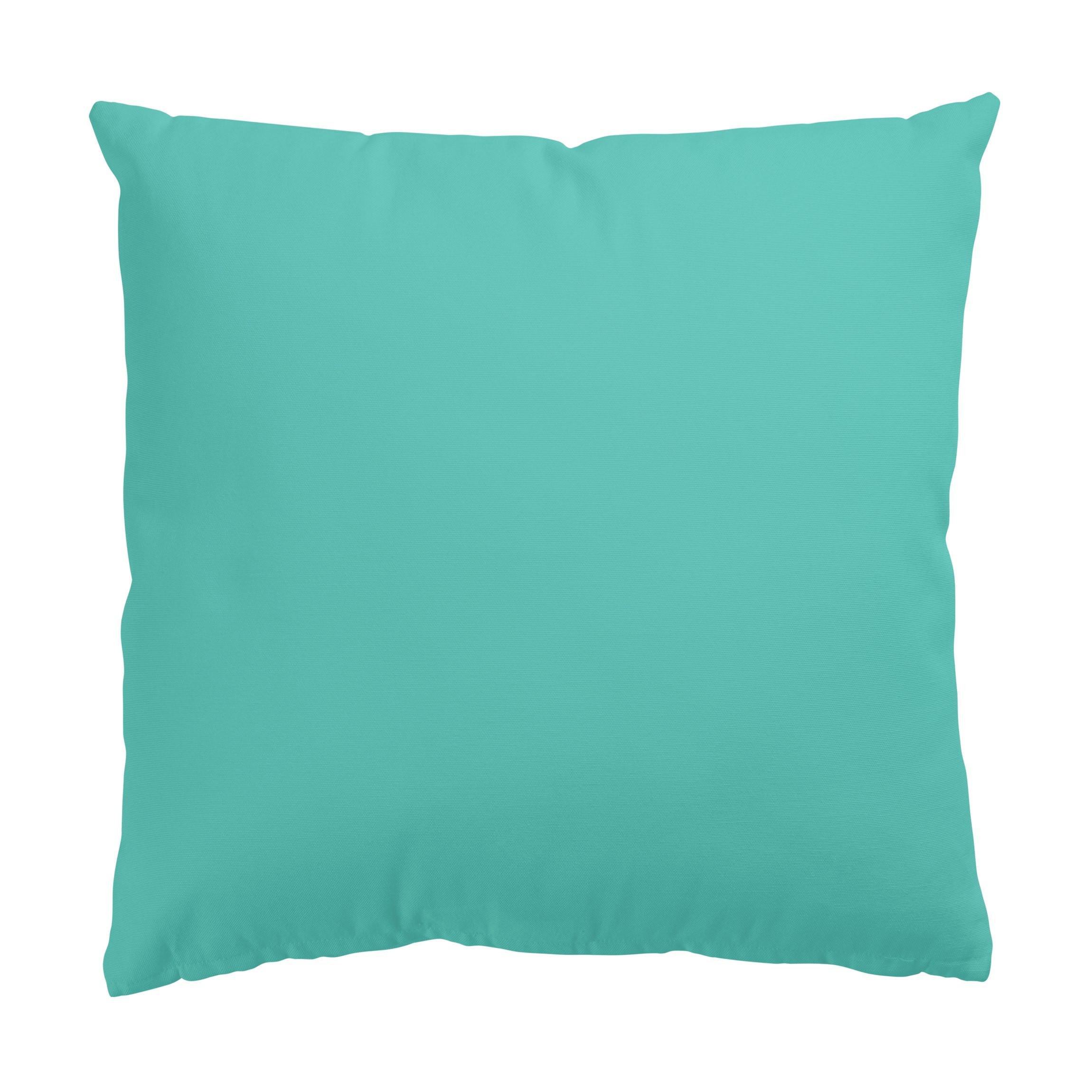 DEKOKISSEN Türkis 50/50 cm - Türkis, Textil (50/50/10cm) - Bilderwelten