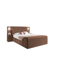 BOXBETT Marten überlänge Set.4 - Braun, Holzwerkstoff/Textil (180/220cm) - Fun Möbel