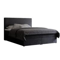 BOXBETT 140x200 cm mit Topper - Anthrazit, Holzwerkstoff/Textil (140/200cm) - Idohome