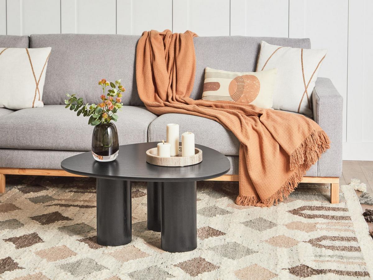 COUCHTISCH Schwarz Dacoma - Schwarz, Holzwerkstoff (75/75/36cm) - Beliani