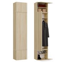 FLURSCHRANK - Garderobenschrank mit Stauraum Sonoma Eiche 50/238/35 - Sonoma Eiche, Holzwerkstoff (50/238/35cm) - RAUMHIRSCH FURNITURE