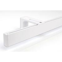 GARDINENSCHIENE 1-lauf Loft 250cm - Weiß, Metall (250cm) - Deco-Raum