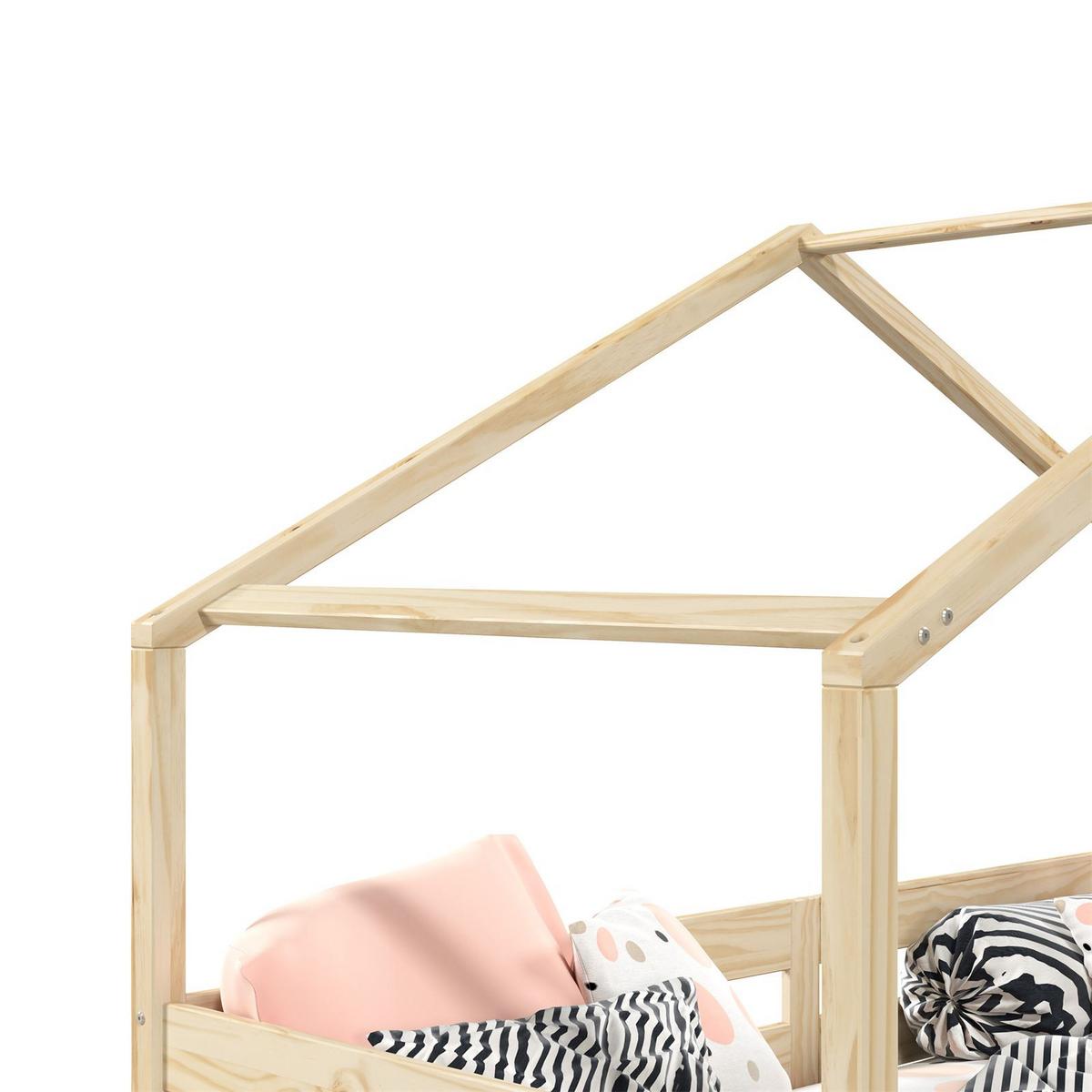 HAUSBETT ENA 90X200 CM - Naturfarben, Holz (96/148/206cm) - IDIMEX