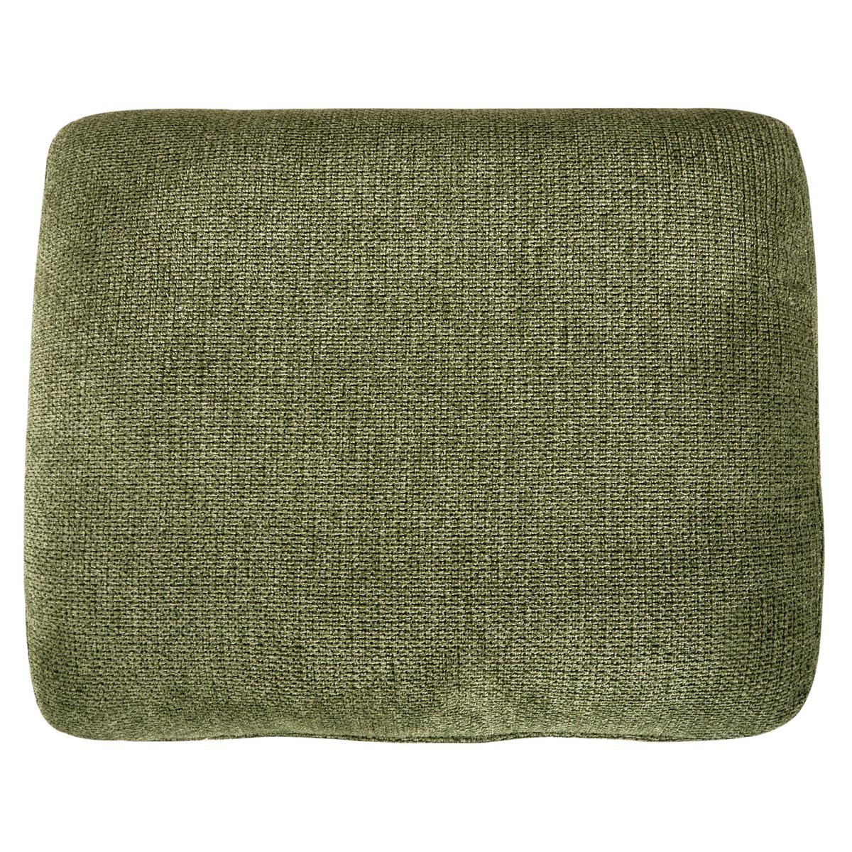 CHAISELONGUE-LINKSSEITIGE Stoff Dunkelgrün Artheze - Dunkelgrün/Schwarz, Textil (148/70/64cm) - Beliani