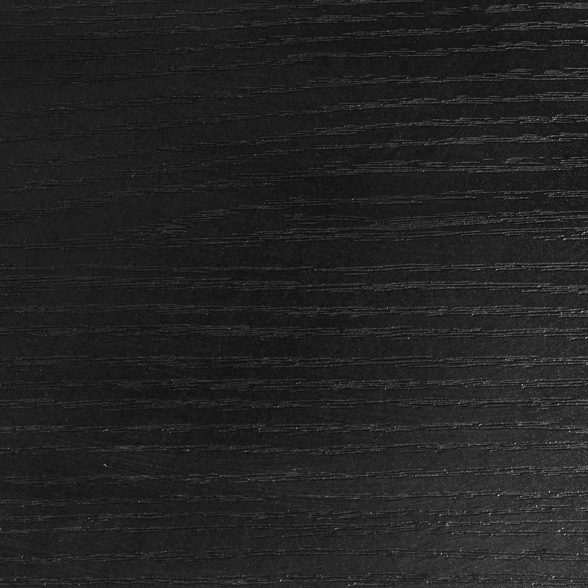 ESSTISCH Schwarz 120/120 cm Oyen - Schwarz, Holzwerkstoff (120/120/77cm) - Beliani