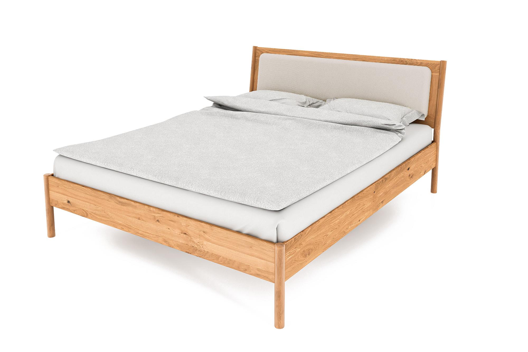 BETT MIT POLSTERKOPFTEIL INA 80x200 Wildeiche - Wildeiche, Holz (80/200cm) - byoak